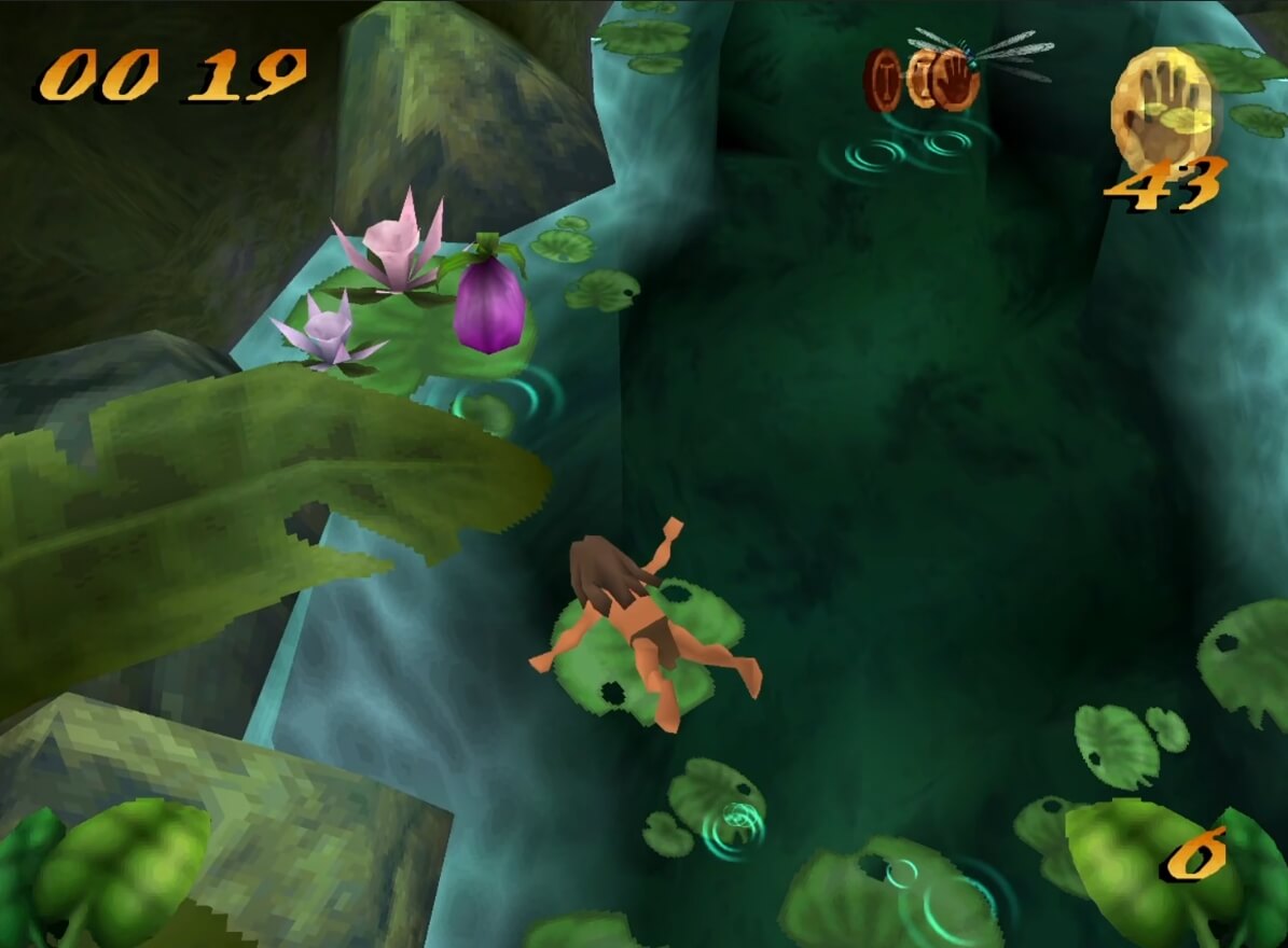 Disney's Tarzan - геймплей игры на PlayStation